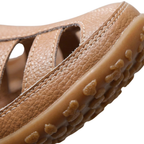 Closed Toe Cutout Leather Sandals product view 2 - Puuky