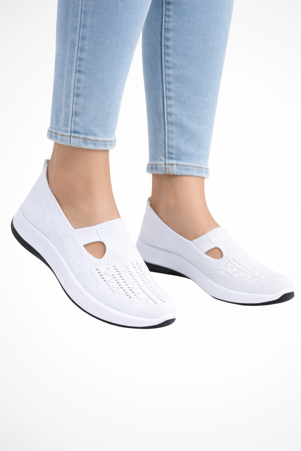 Slip-On Knit Casual Trainers product view 11 - Puuky