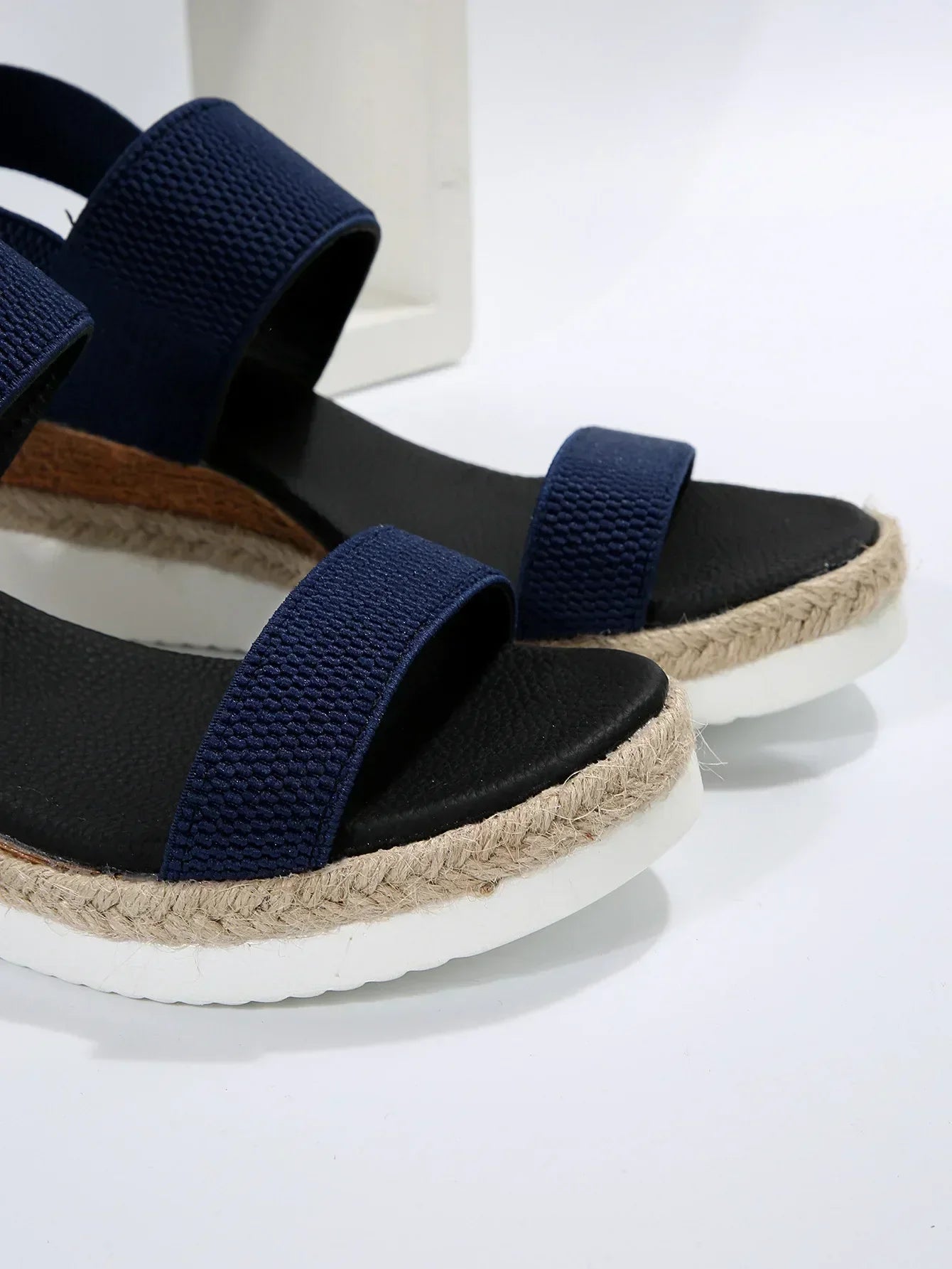 Elastic Strap Platform Wedge Sandals product view 6 - Puuky
